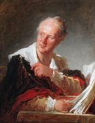 Portrait of Denis Diderot Jean Honore Fragonard